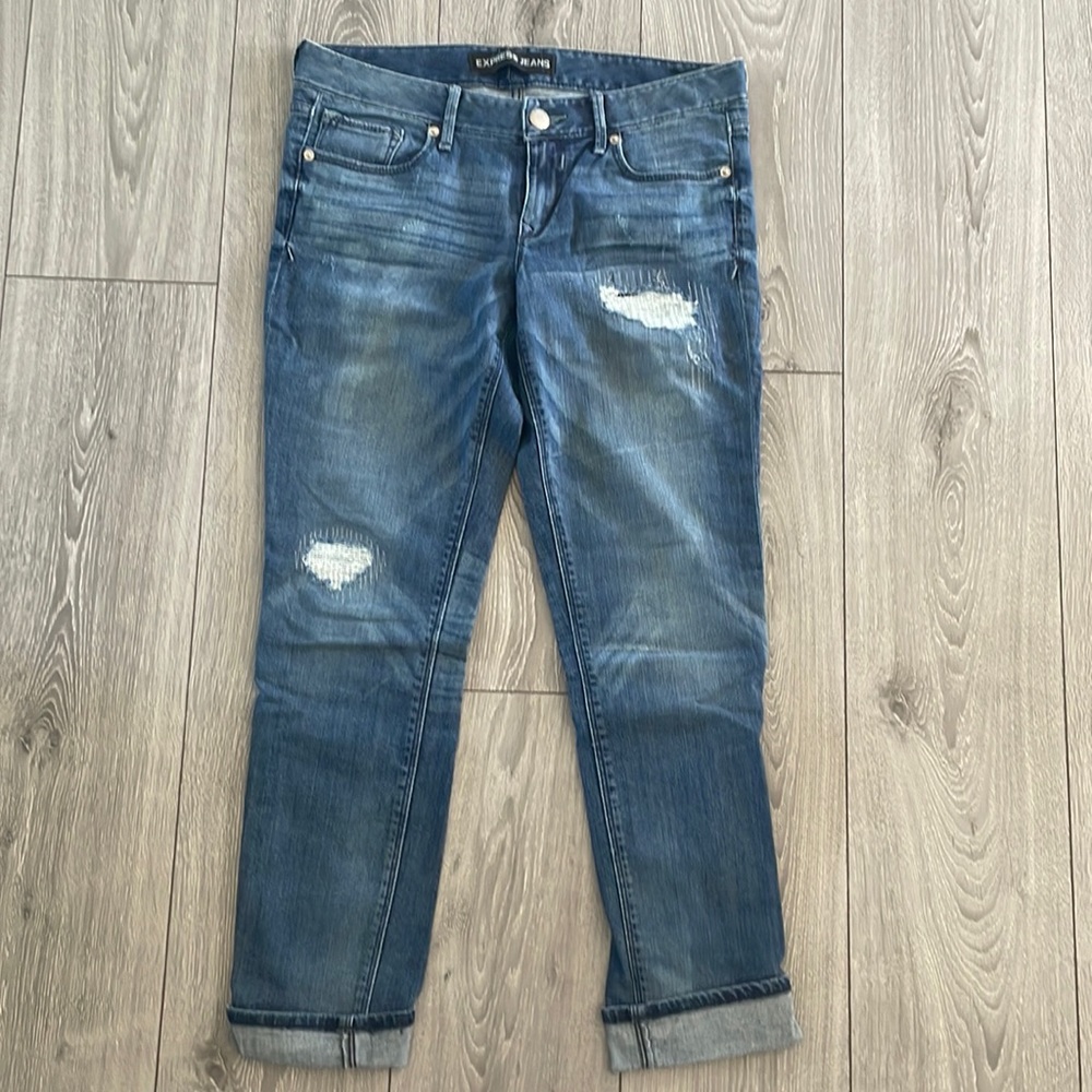 Express ankle skinny jeans